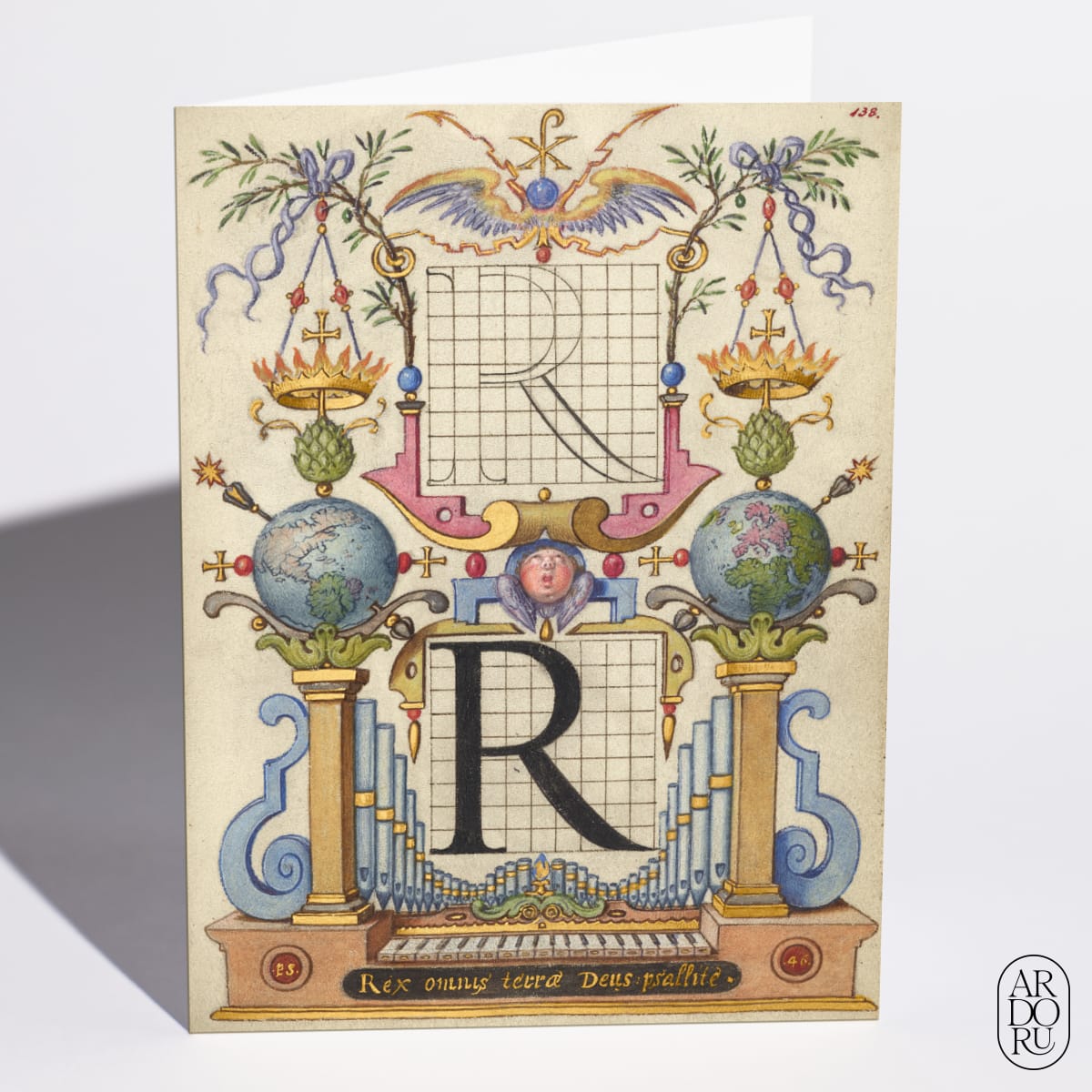 Guide for Constructing the Letter R by Joris Hoefnagel