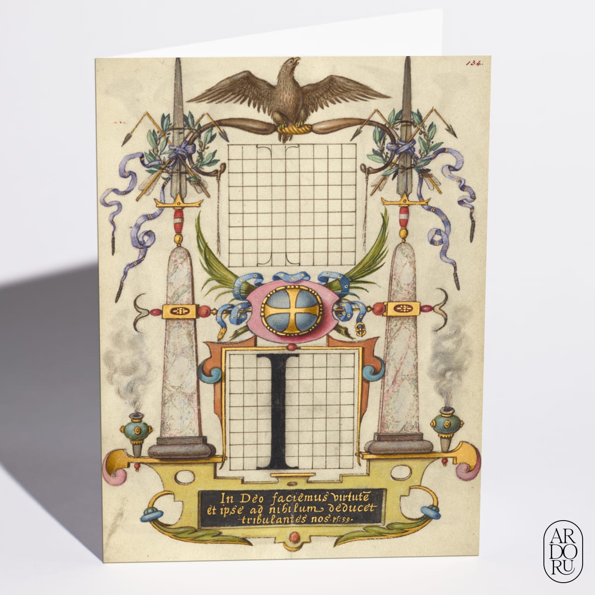 Guide for Constructing the Letter I by Joris Hoefnagel