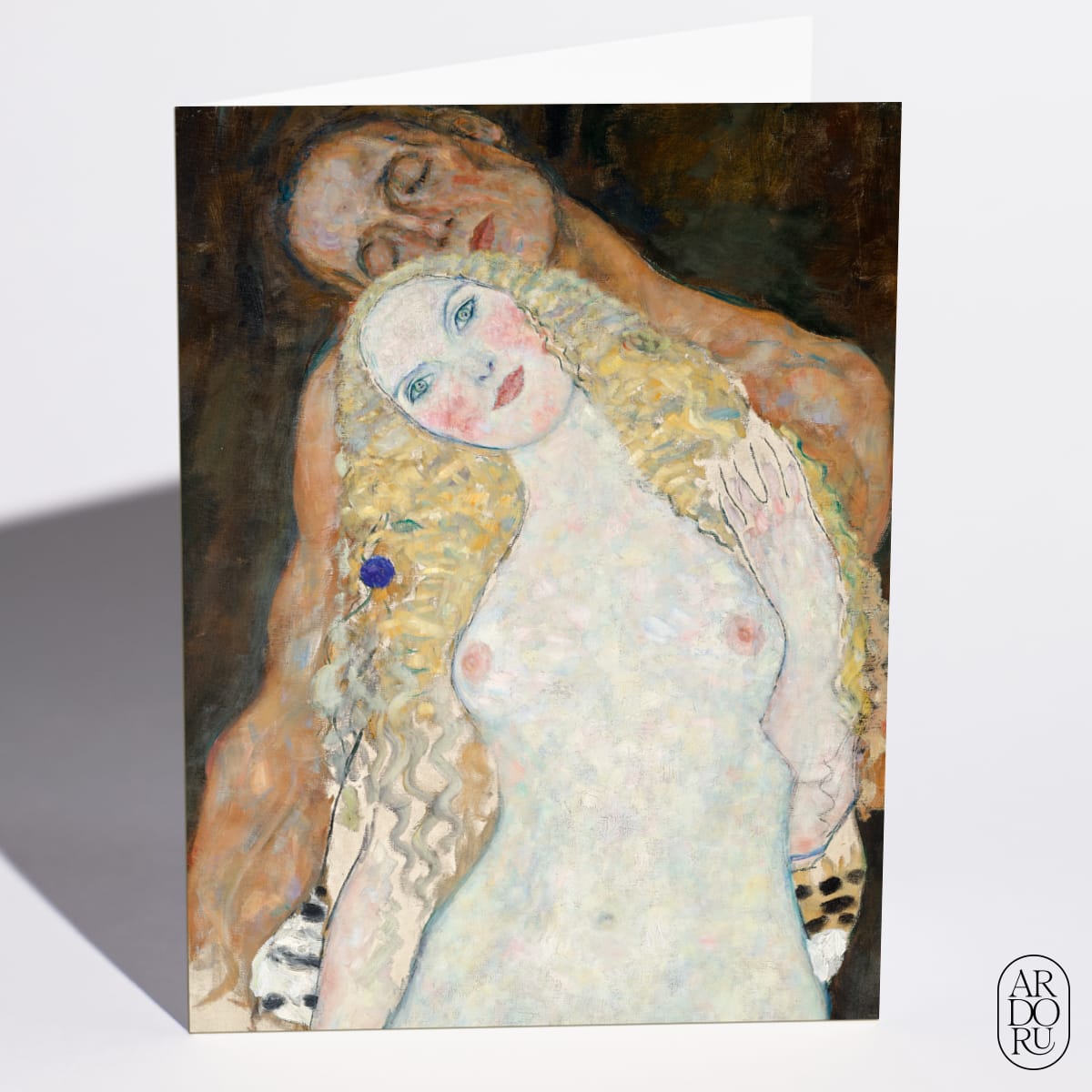 Adam und Eve by Gustav Klimt