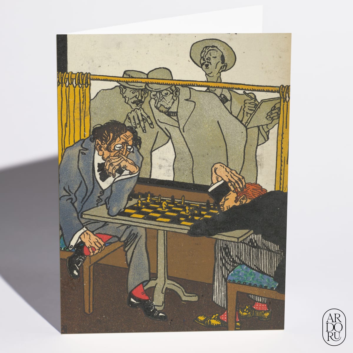 Viennese Café: The Chess Players by Moriz Jung