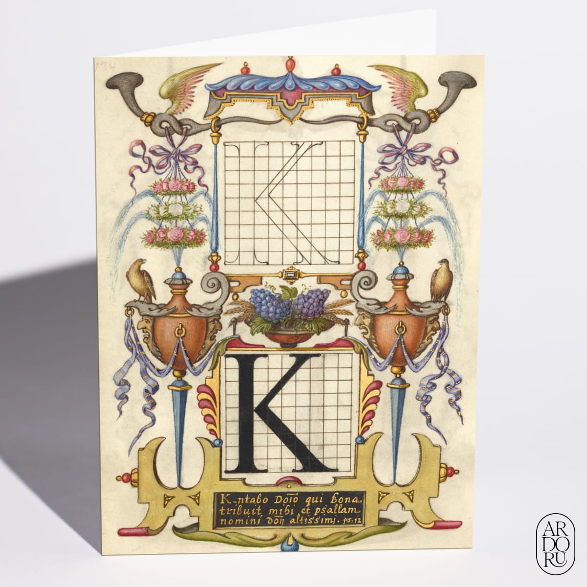 Guide for Constructing the Letter K by Joris Hoefnagel