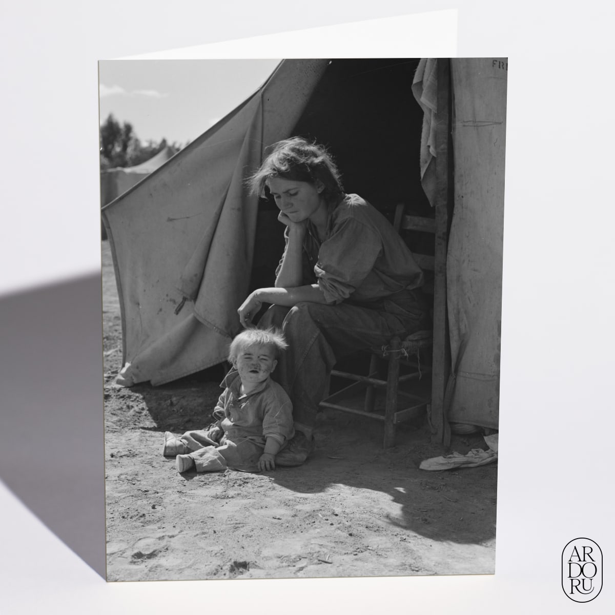 Eighteen Year-Old Mother from Oklahoma, Now a California Migrant by Dorothea Lange