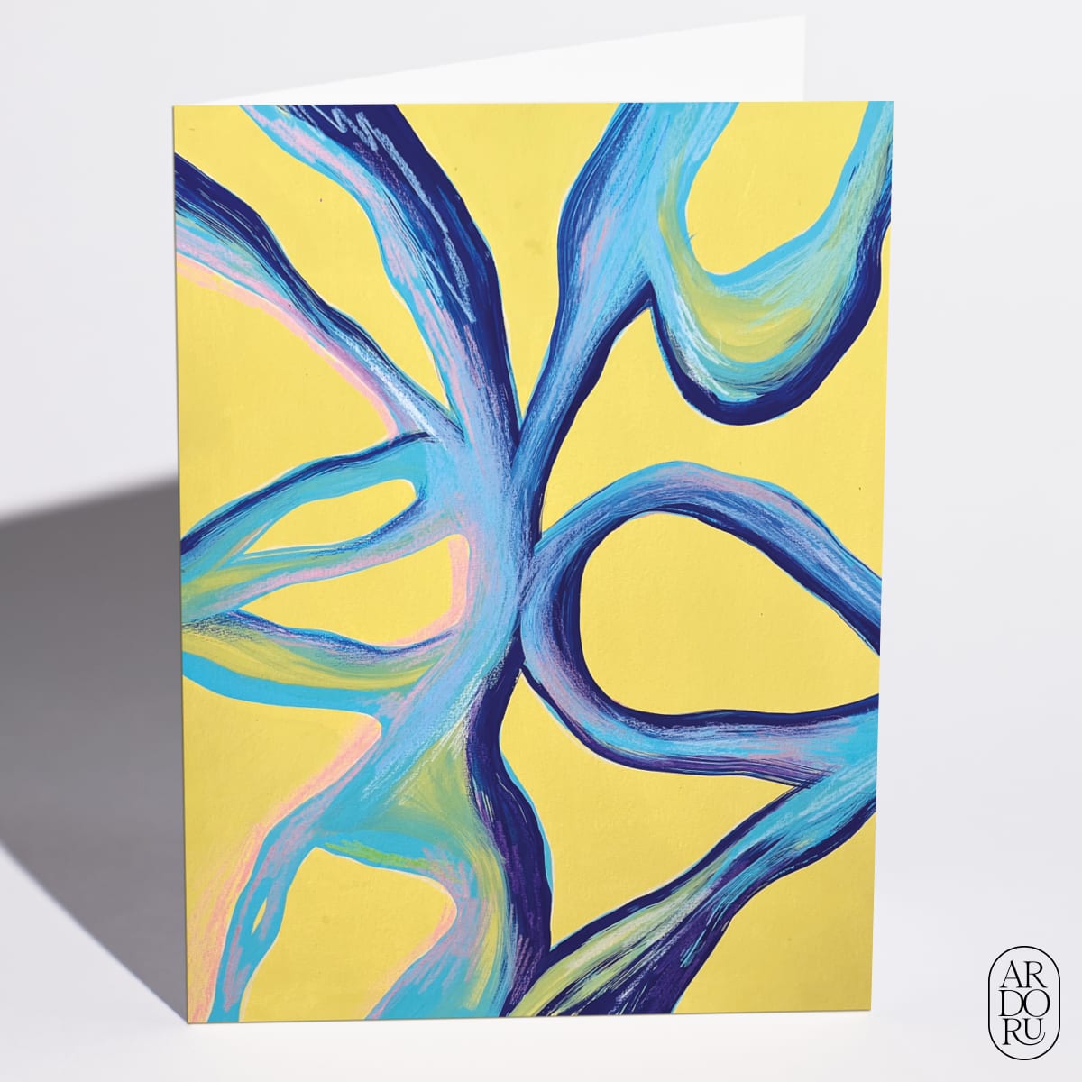 Yellow Abstract by Gamze Yalçın