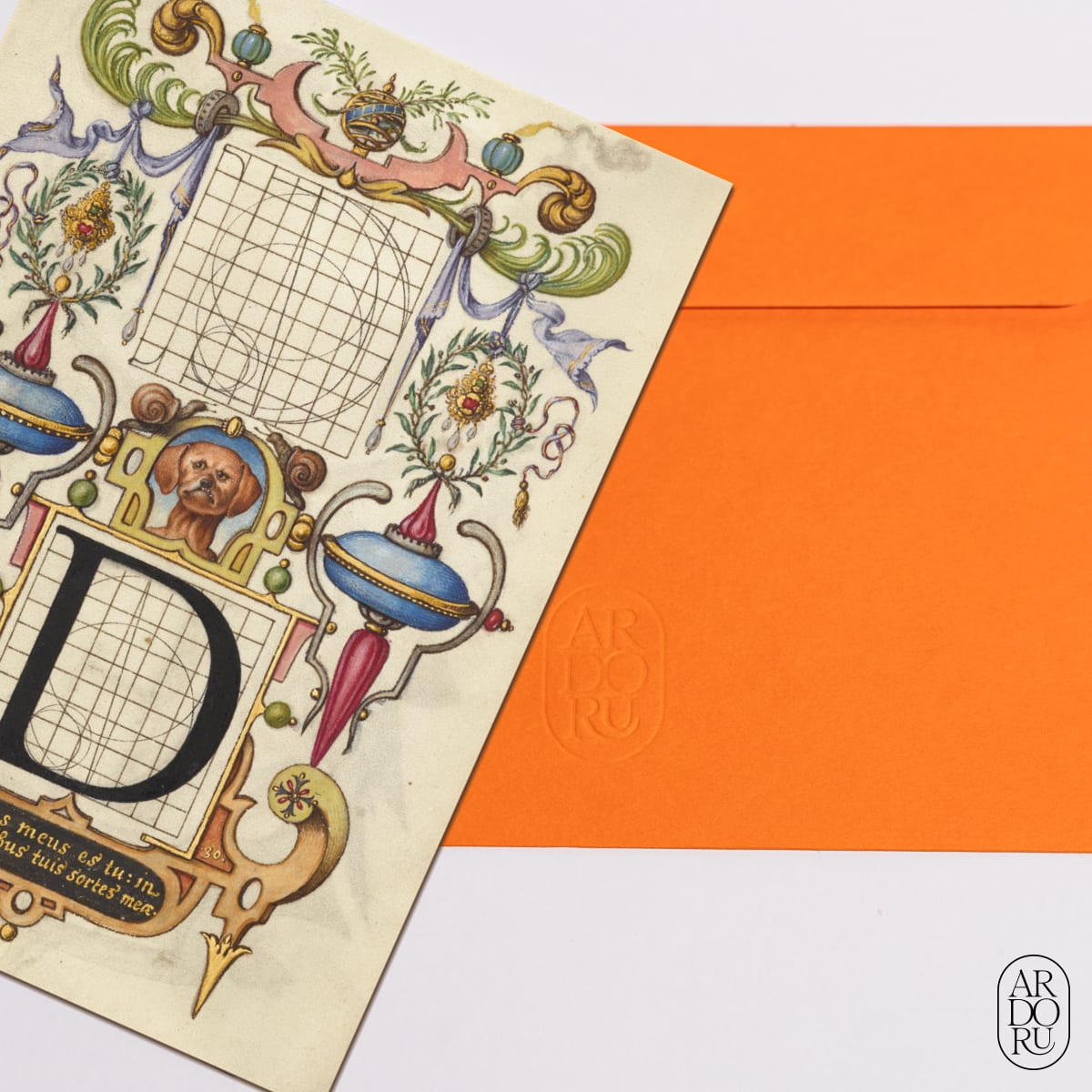 Guide for Constructing the Letter D by Joris Hoefnagel