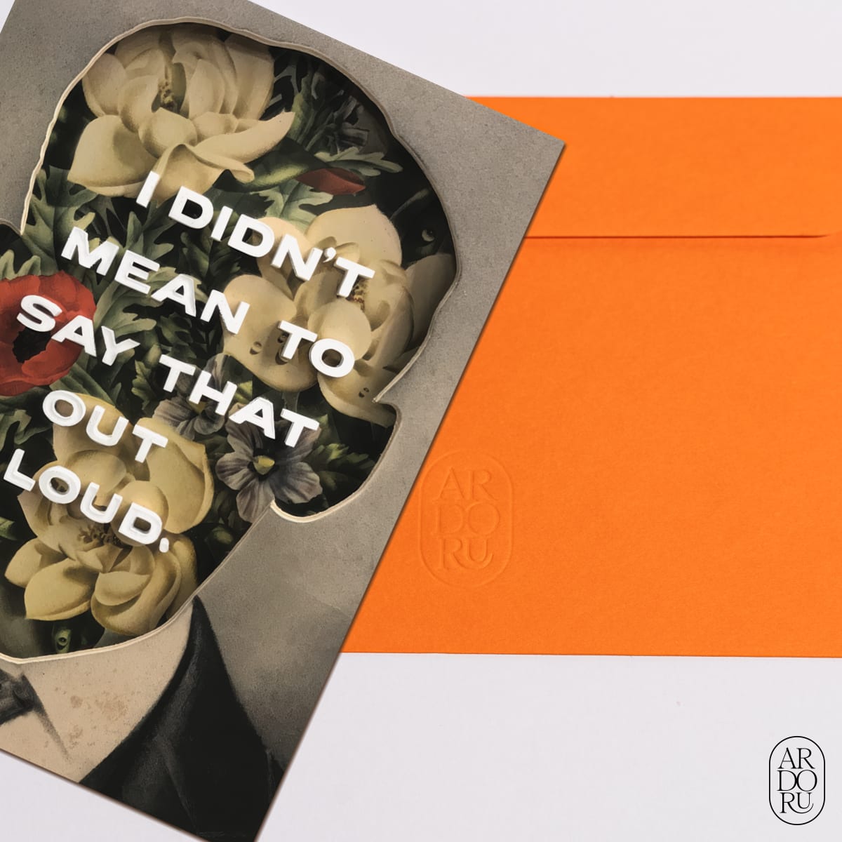 I'm Sorry Keepsake Greeting Card - Funny Quote - Say Out Loud