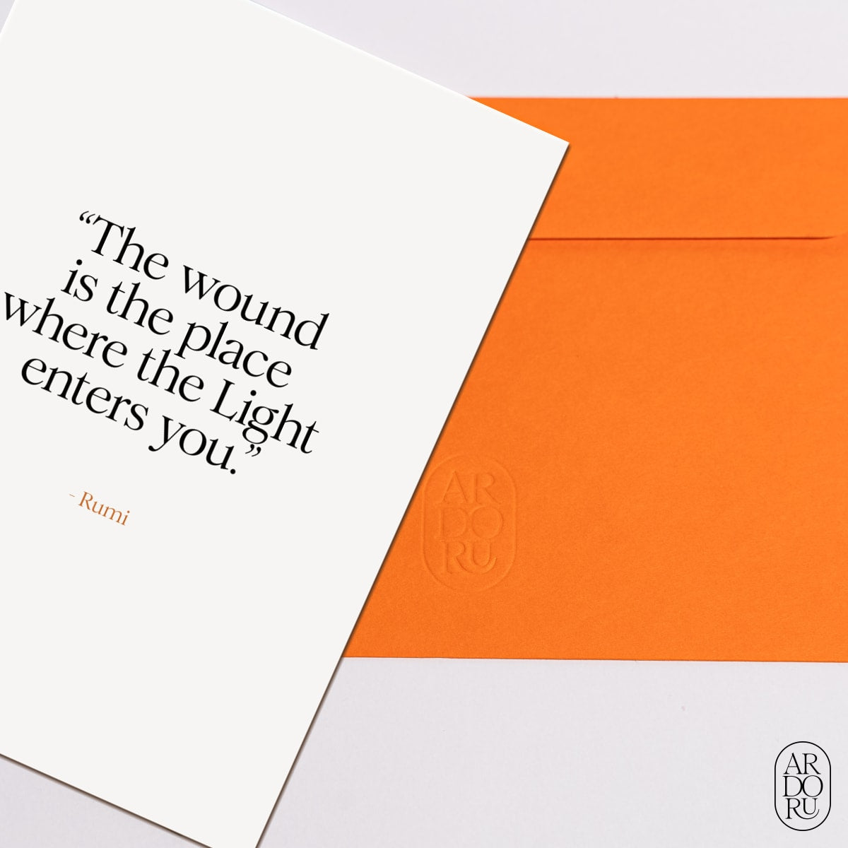 Get Well Keepsake Greeting Card - Rumi Quote