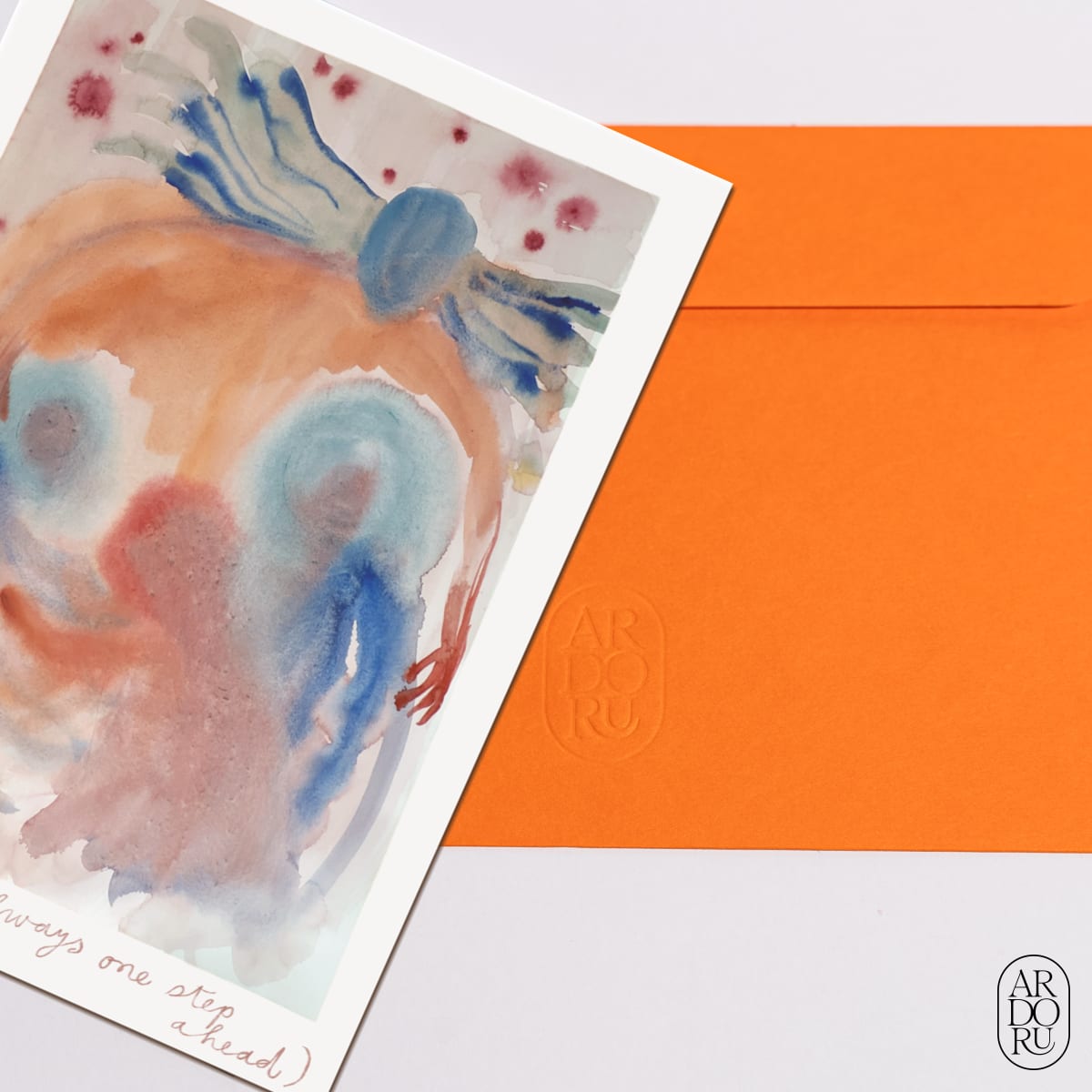 Get Well Keepsake Greeting Card - The Caretaker Abstract