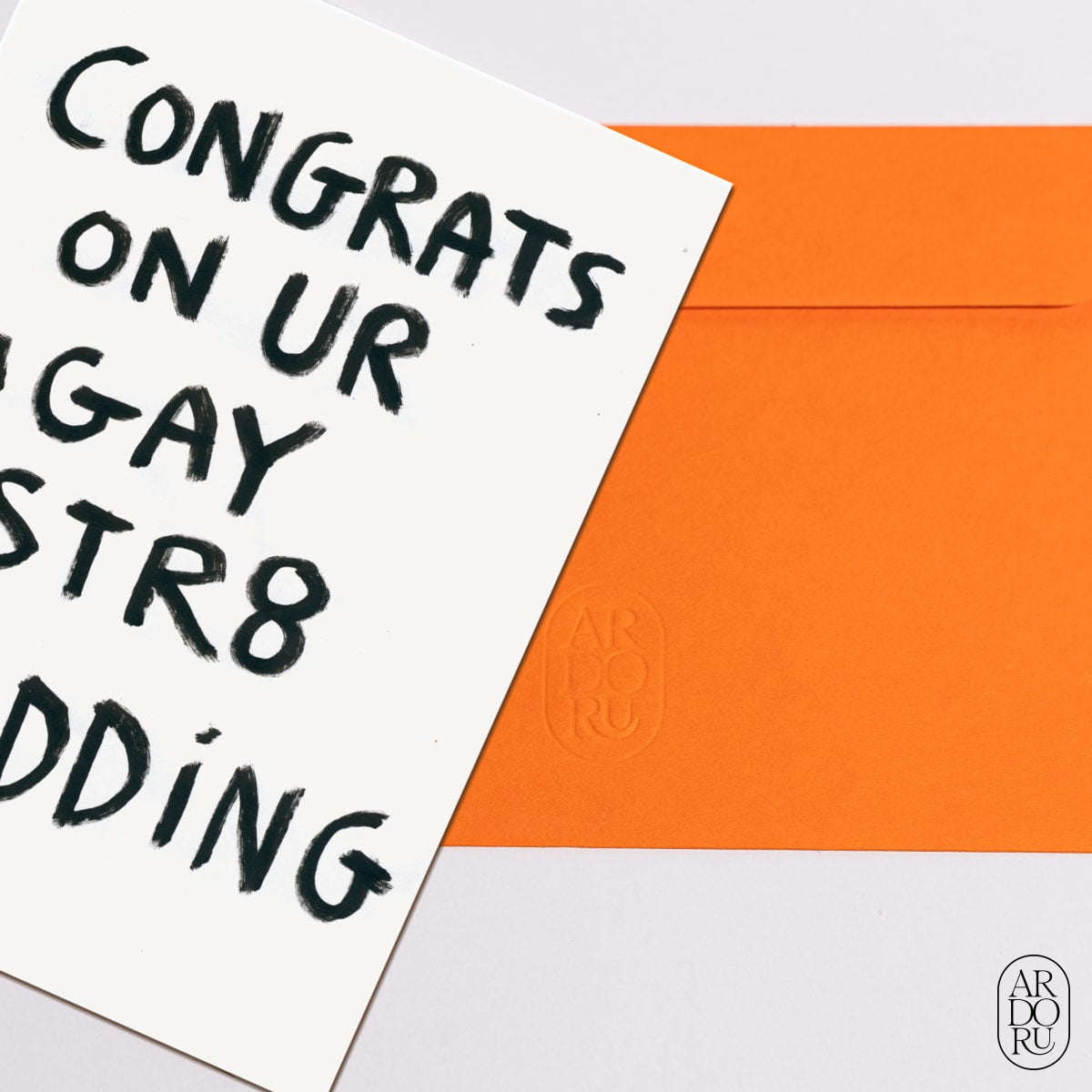 Wedding Keepsake Greeting Card - Funny Gay Straight Wedding
