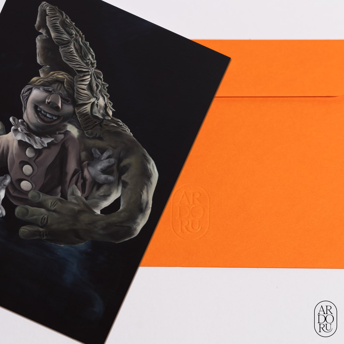 Love Keepsake Greeting Card - Two Figures Embracing