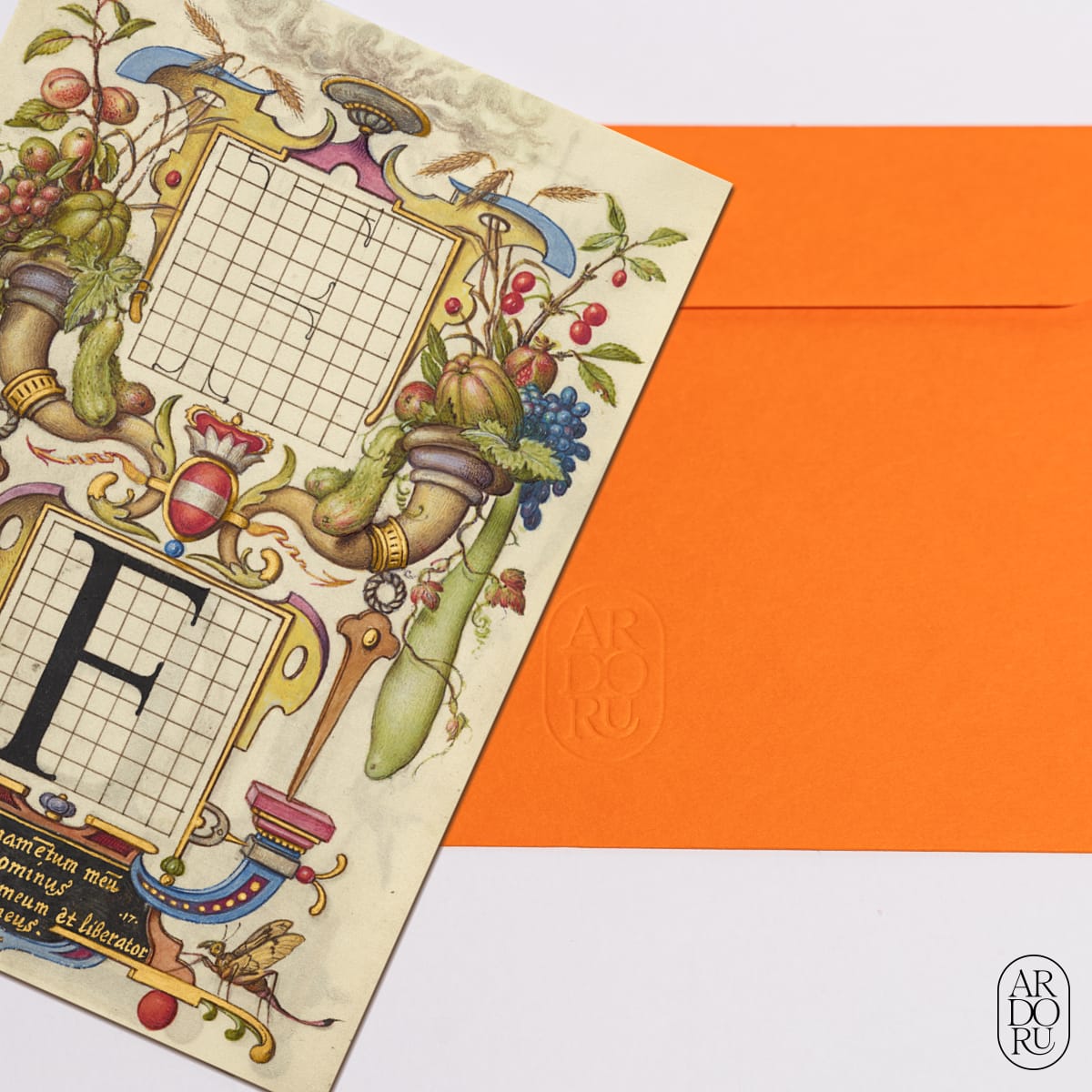 Baby Keepsake Greeting Card - Guide for Constructing the Letter F