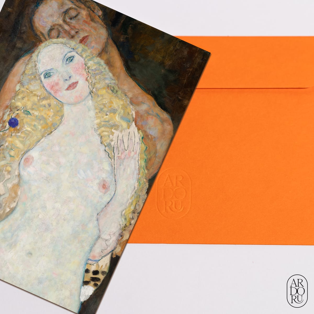 Adam und Eve by Gustav Klimt