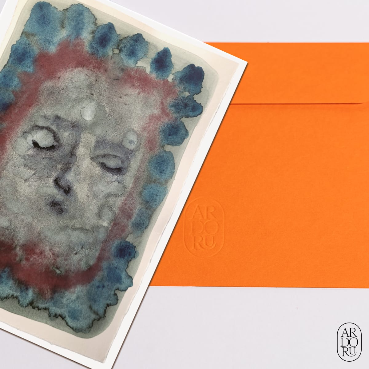 Thinking of You Keepsake Greeting Card - Watercolor Farewell