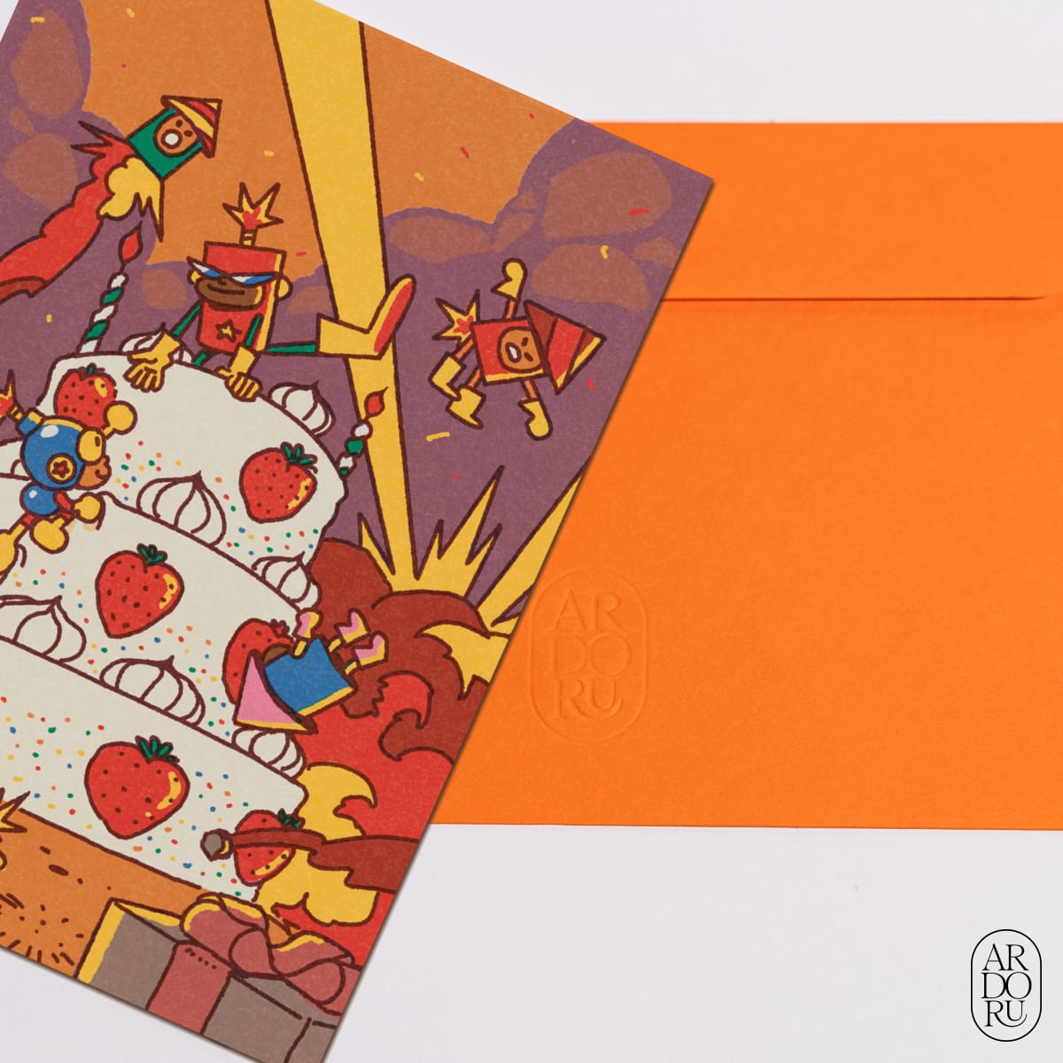 Birthday Keepsake Greeting Card - Birthday Cake Blast