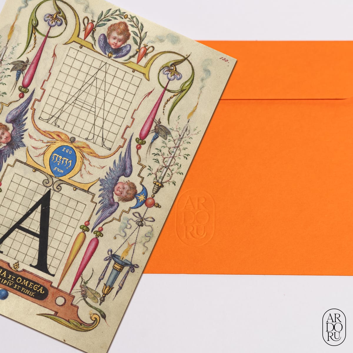 Guide for Constructing the Letter A by Joris Hoefnagel