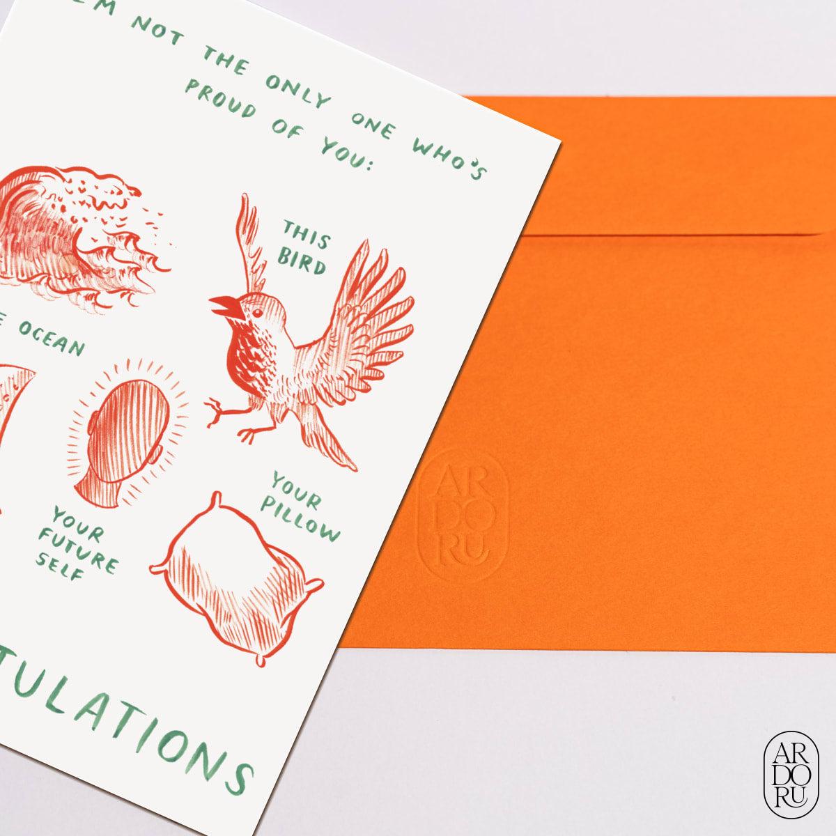 Congratulations Keepsake Greeting Card - Proud Of You Natalie Horberg