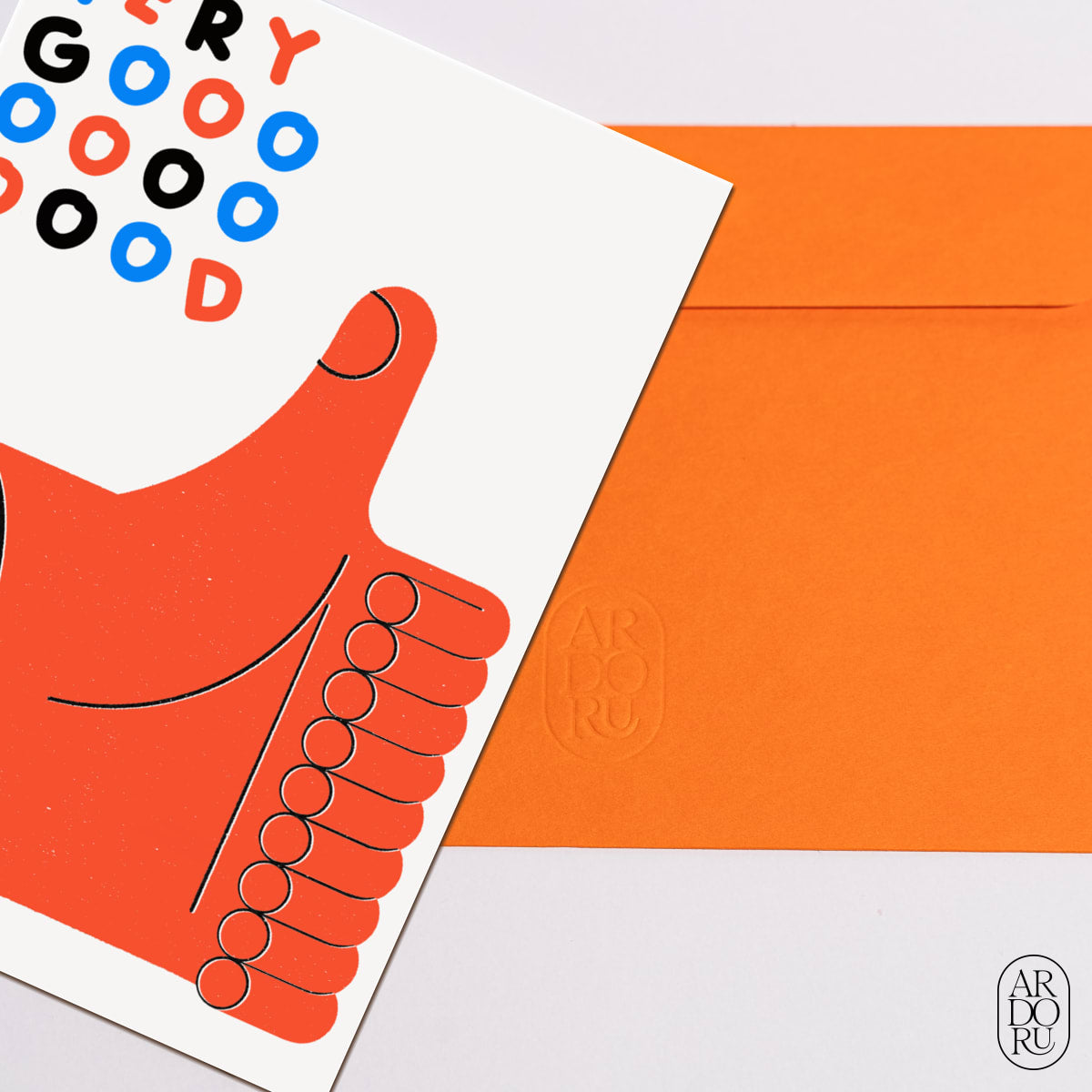 Congratulations Keepsake Greeting Card - Thumbs Up Hand