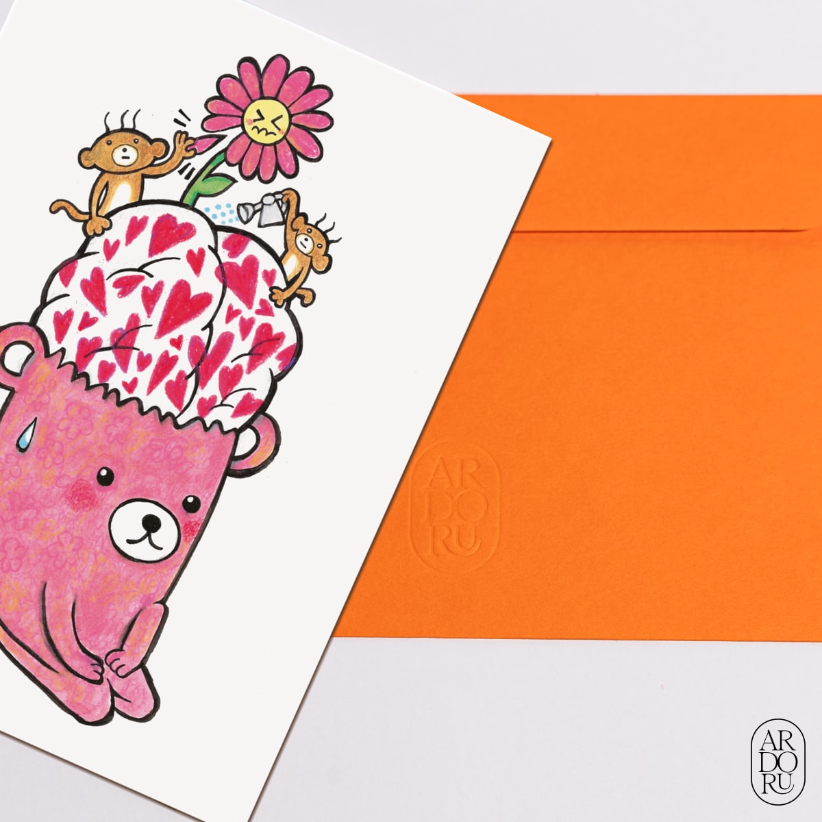 Love Brain Bear by Andrea Reyes