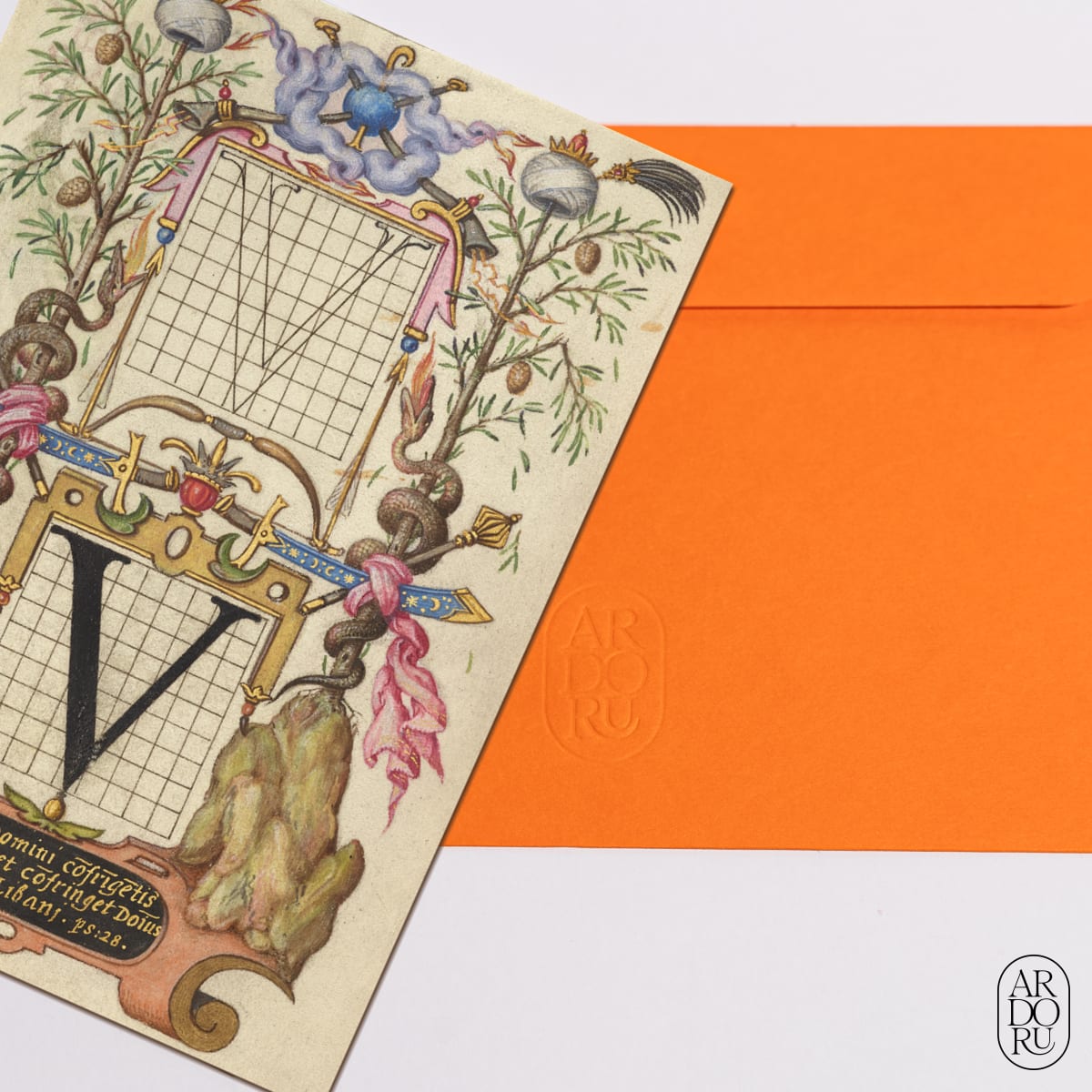 Guide for Constructing the Letter V by Joris Hoefnagel