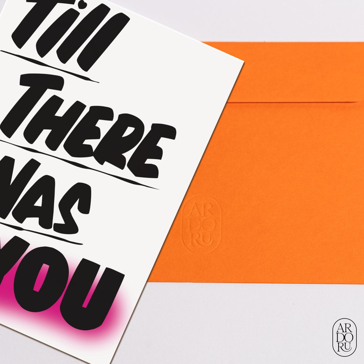 Love Keepsake Greeting Card - Till there was you