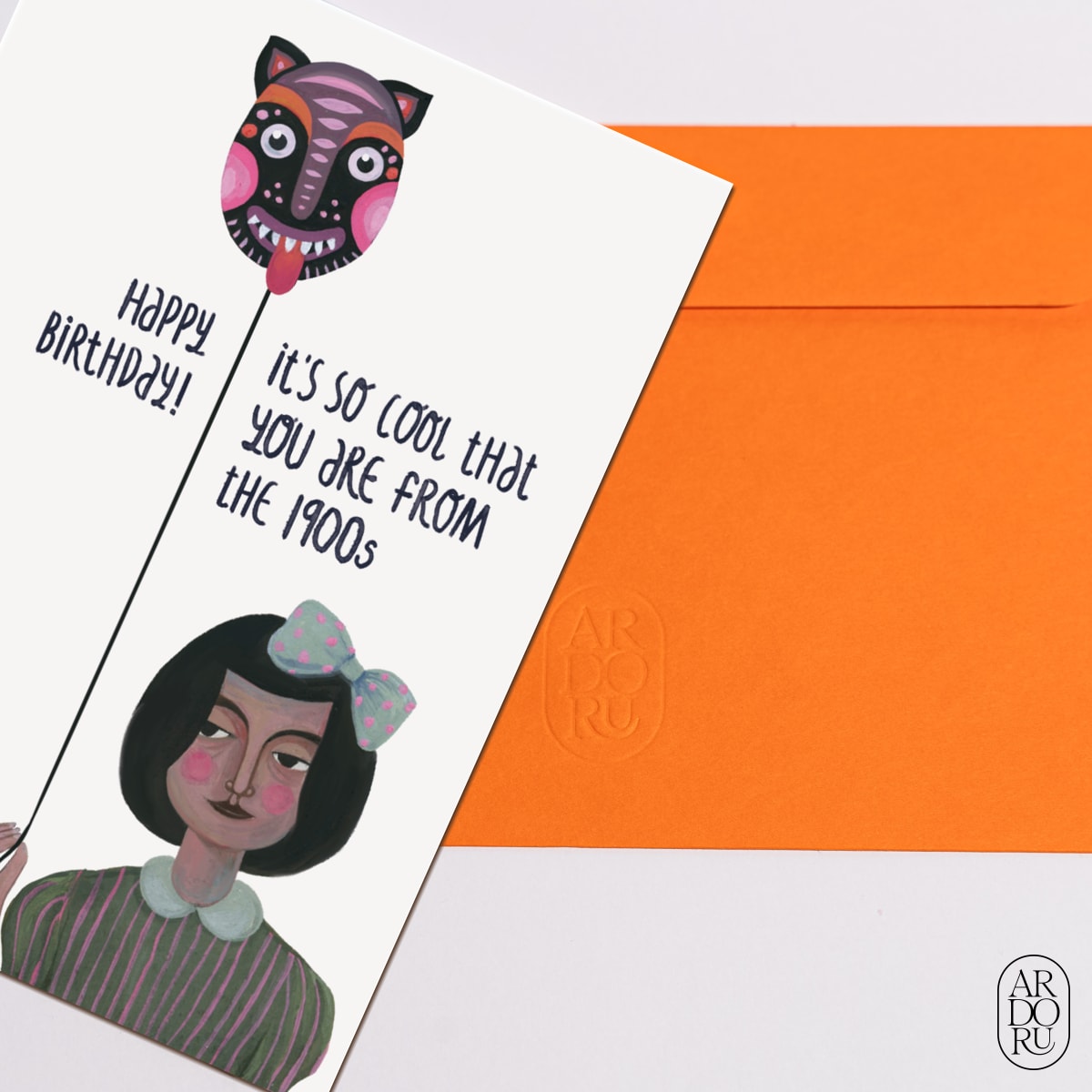 Birthday Keepsake Greeting Card - Y2K Survivor