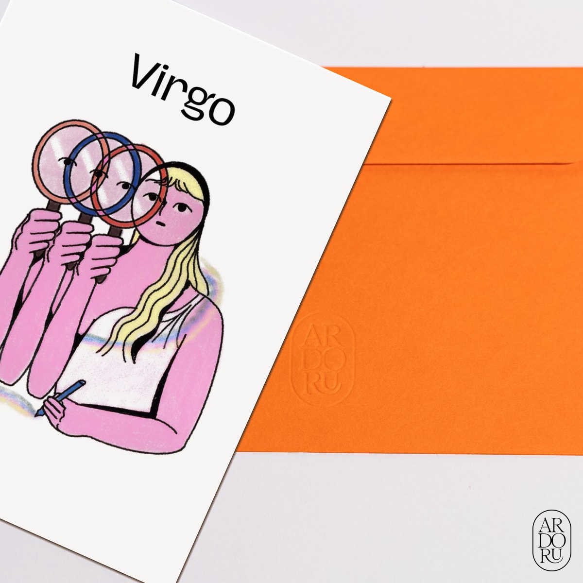 Birthday Keepsake Greeting Card - Zodiac Sign - Virgo