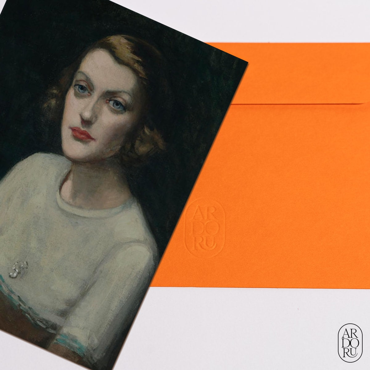 Just Because Keepsake Greeting Card - Sunday Baillieu Quinn Paris Portrait