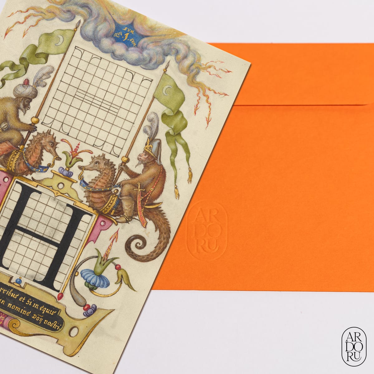 Guide for Constructing the Letter H by Joris Hoefnagel