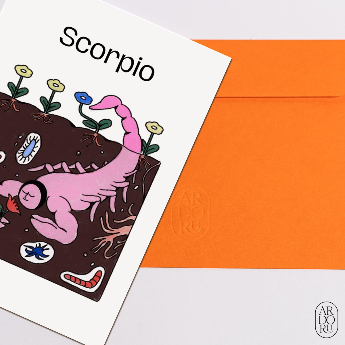 Birthday Keepsake Greeting Card - Zodiac Sign - Scorpio