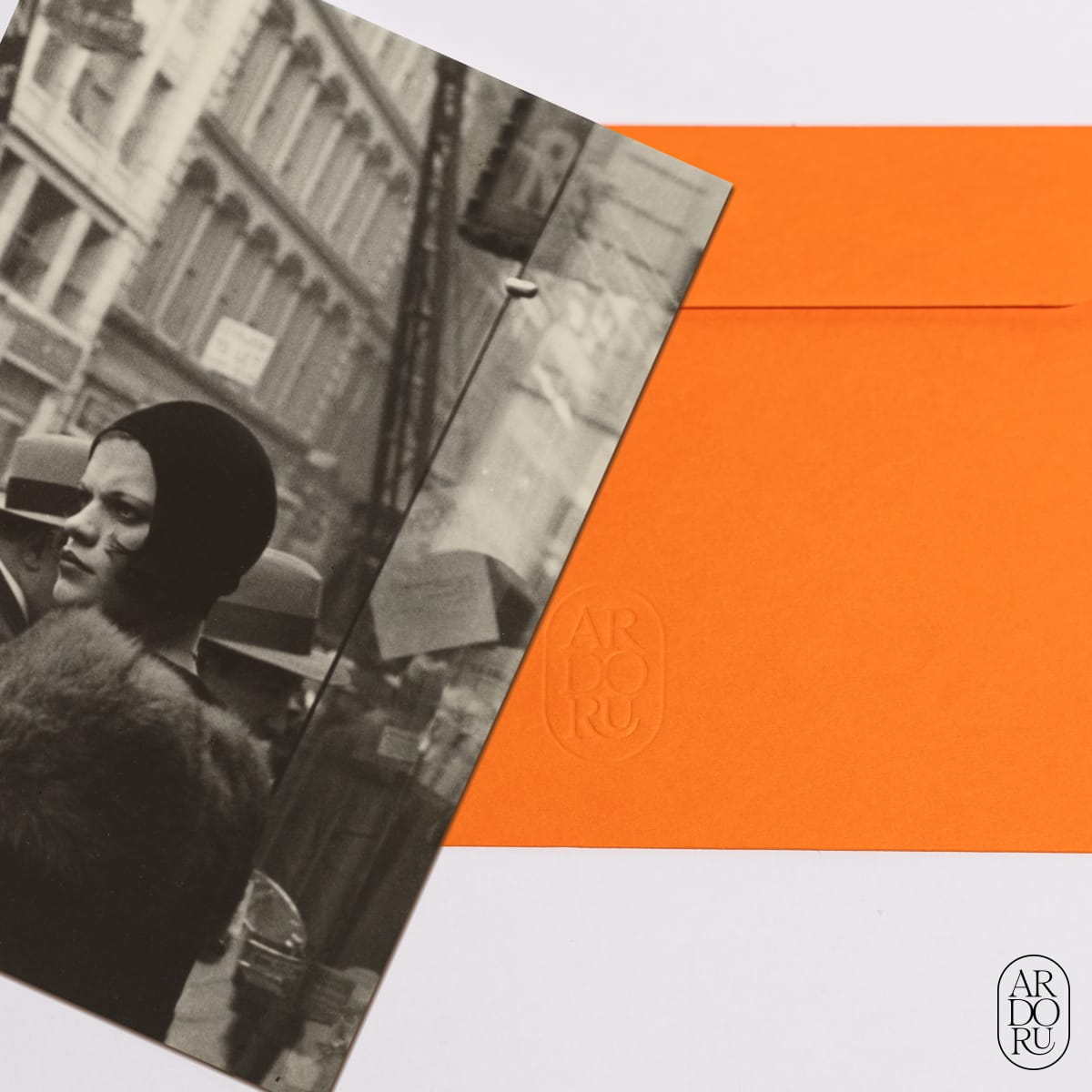 Just Because Keepsake Greeting Card - New York - Girl on Fulton Street