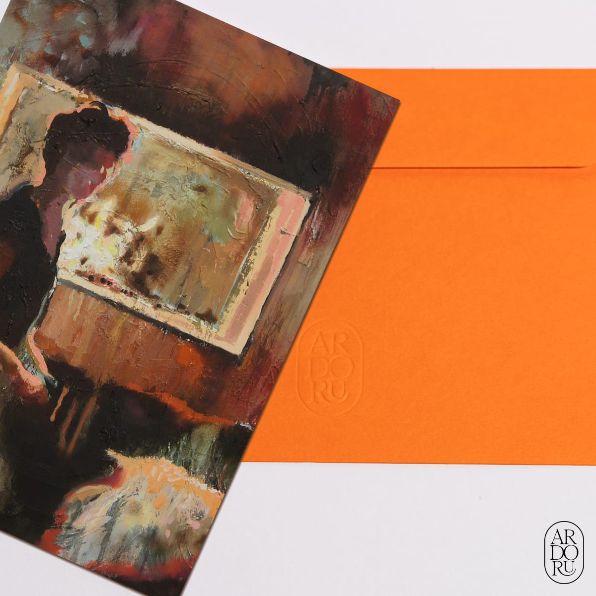 Woman by the Fireplace by Luka Kurashvili