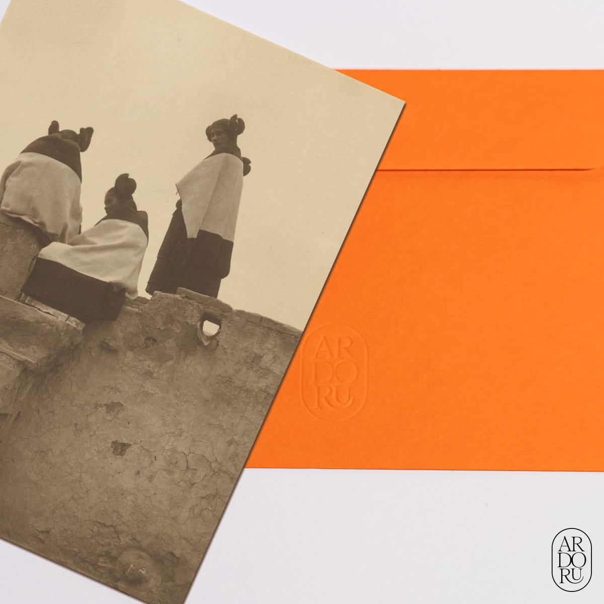 Hopi, Watching the Dancers by Edward S. Curtis