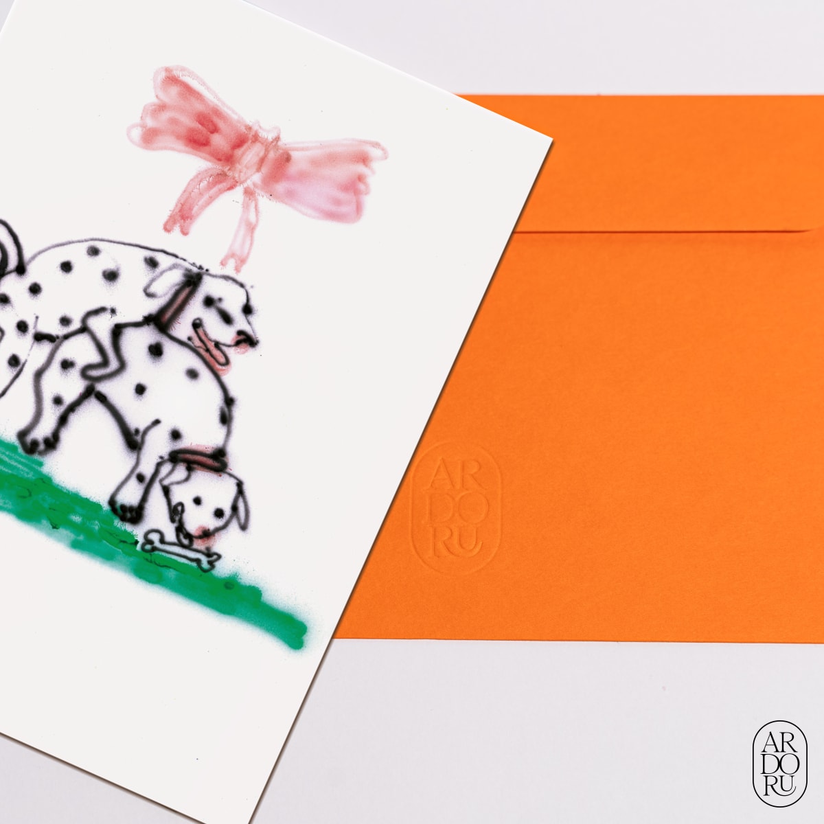 Love Keepsake Greeting Card - Dogs