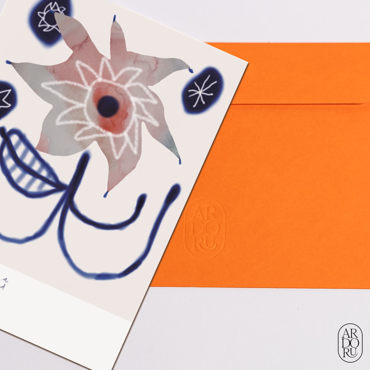 Just Because Keepsake Greeting Card - Flower with Sun