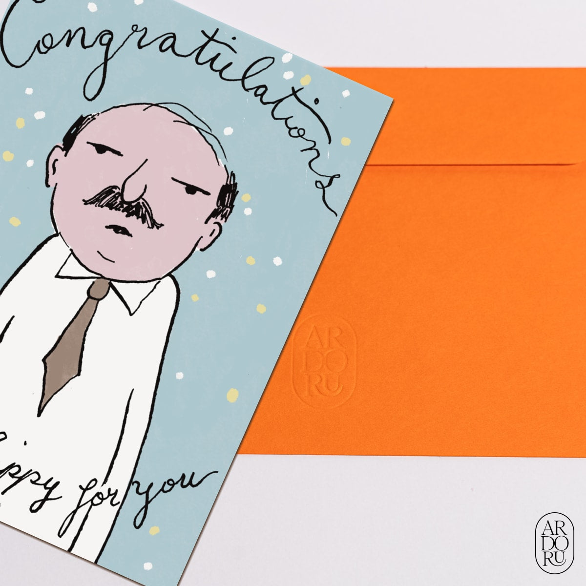 Congratulations Keepsake Greeting Card - Funny, Sarcastic Man