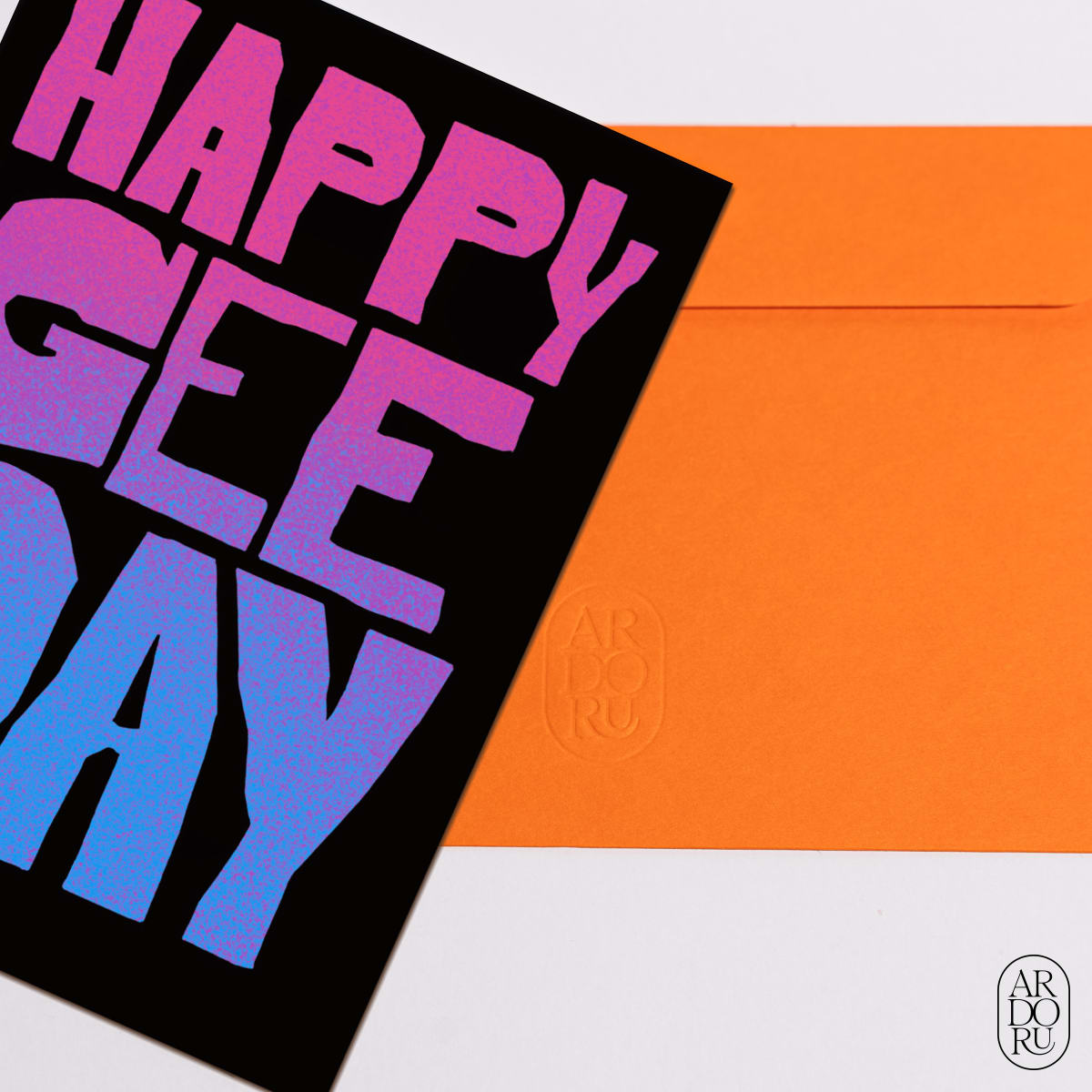 Birthday Keepsake Greeting Card - Happy Gee Day