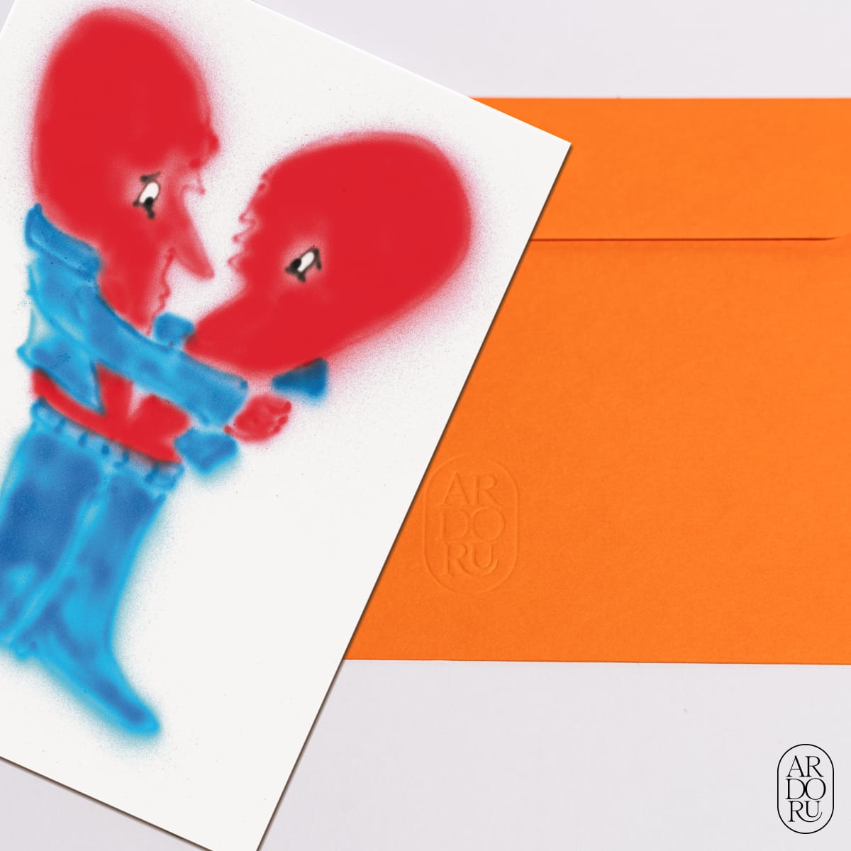 Sympathy Keepsake Greeting Card - Broken Heart