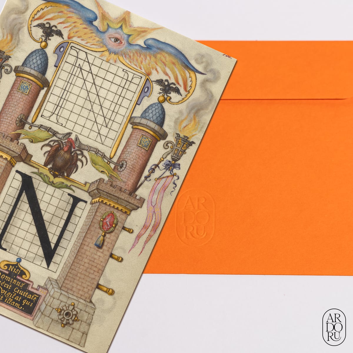 Guide for Constructing the Letter N by Joris Hoefnagel