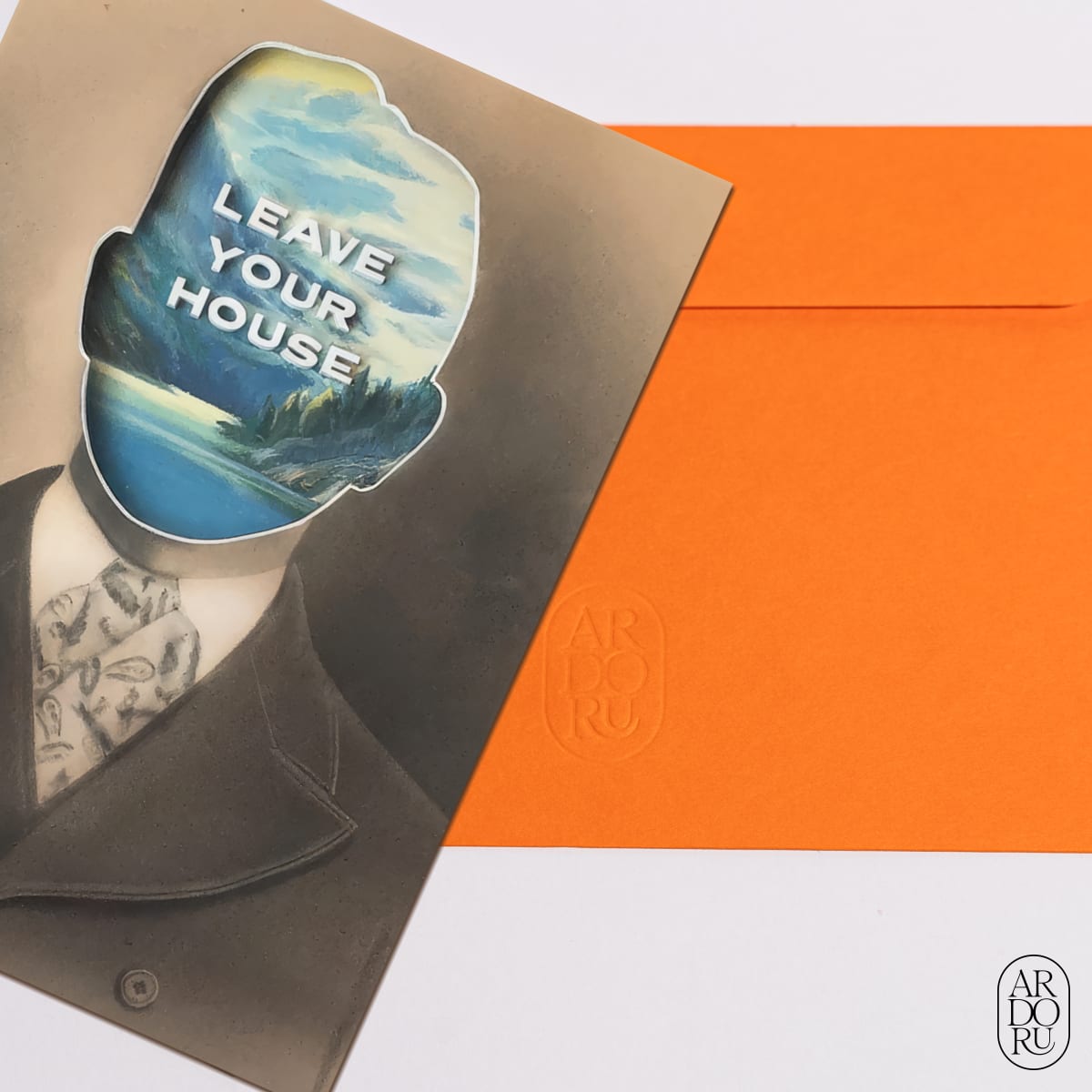Self Care Keepsake Greeting Card - Leave Your House